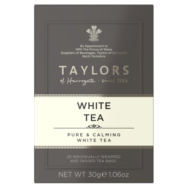 Taylors White Tea Teabags 20 per pack Botiga