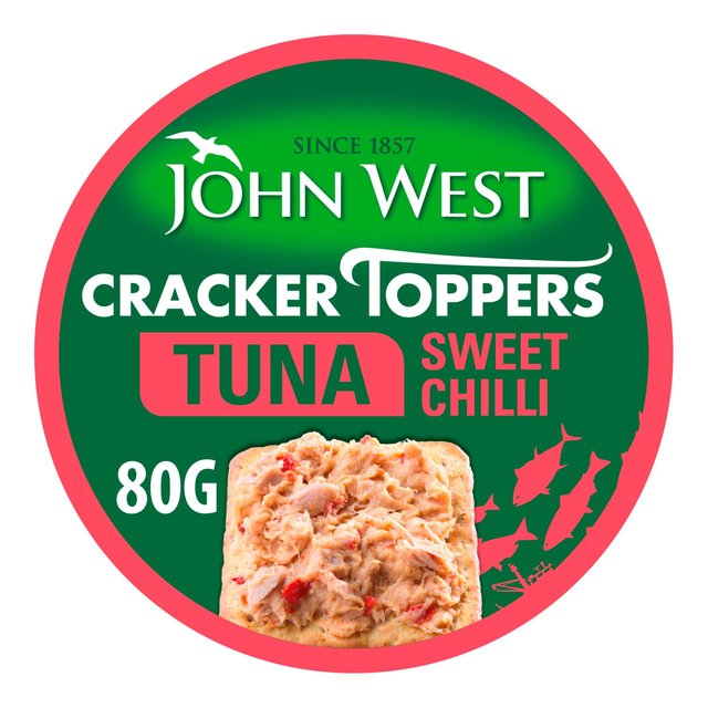 John West Cracker Toppers Tuna Sweet Chilli 80g Botiga