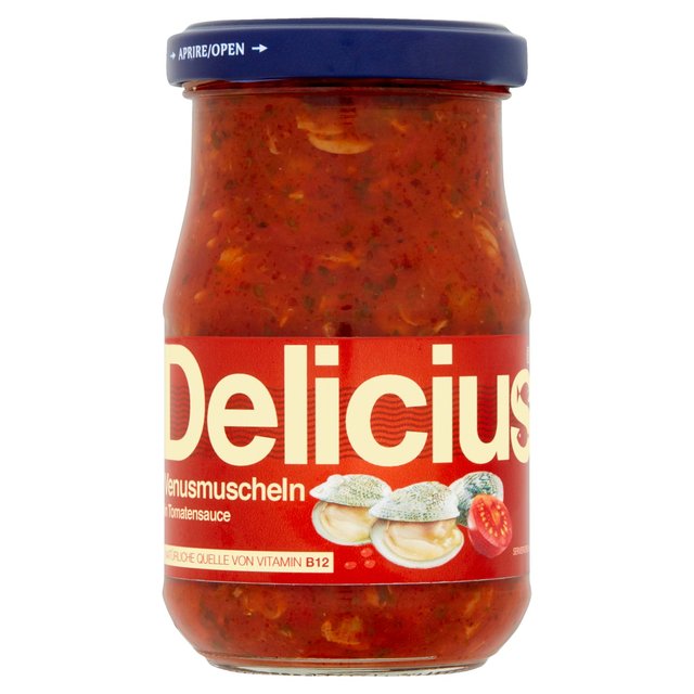 Delicius Shelled Clams with Tomato Sauce 195g Botiga