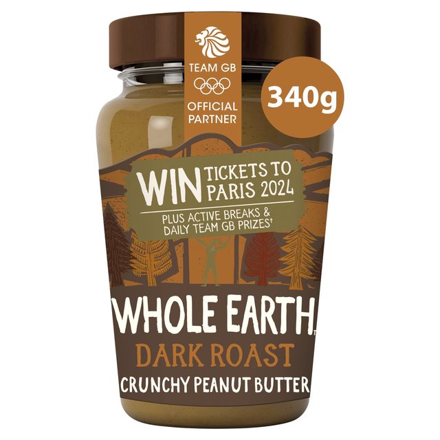 Whole Earth Dark Roasted Peanut Butter 340g Botiga