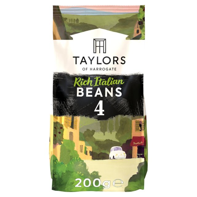 Taylors Rich Italian Coffee Beans 200g Botiga