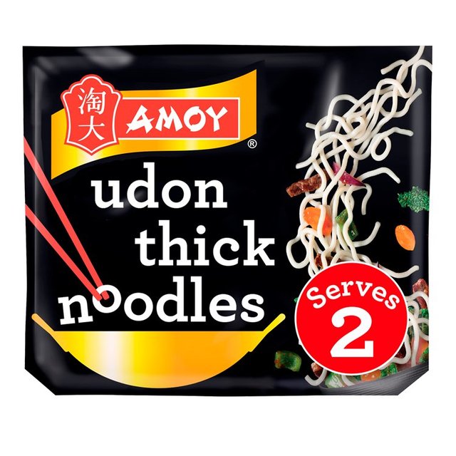 Amoy Straight To Wok Udon Thick Noodles 2 x 150g Botiga