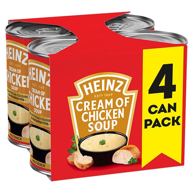 Heinz Cream of Chicken Soup 4 x 400g Botiga