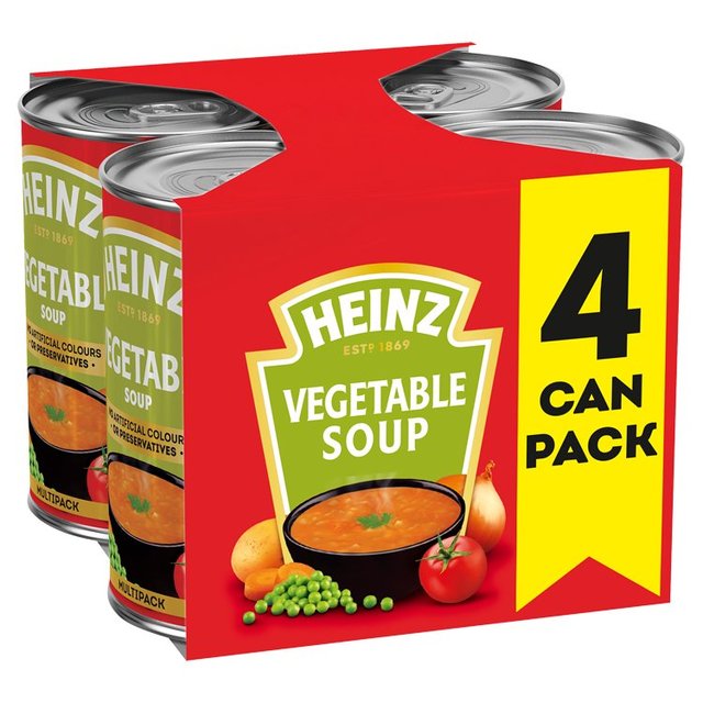 Heinz Vegetable Soup 4 x 400g Botiga