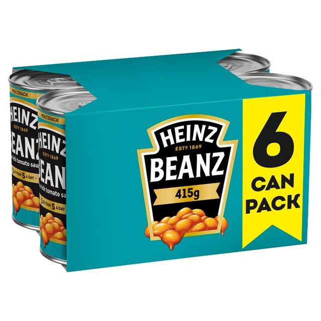 Heinz Tinned Baked Beans in Tomato Sauce 6 x 415g Botiga