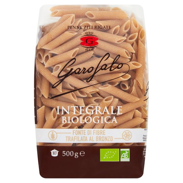 Garofalo Organic Whole Wheat Penne Dry Pasta 500g Botiga