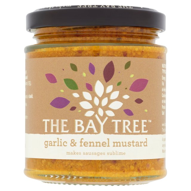 The Bay Tree Garlic & Fennel Mustard 180g Botiga