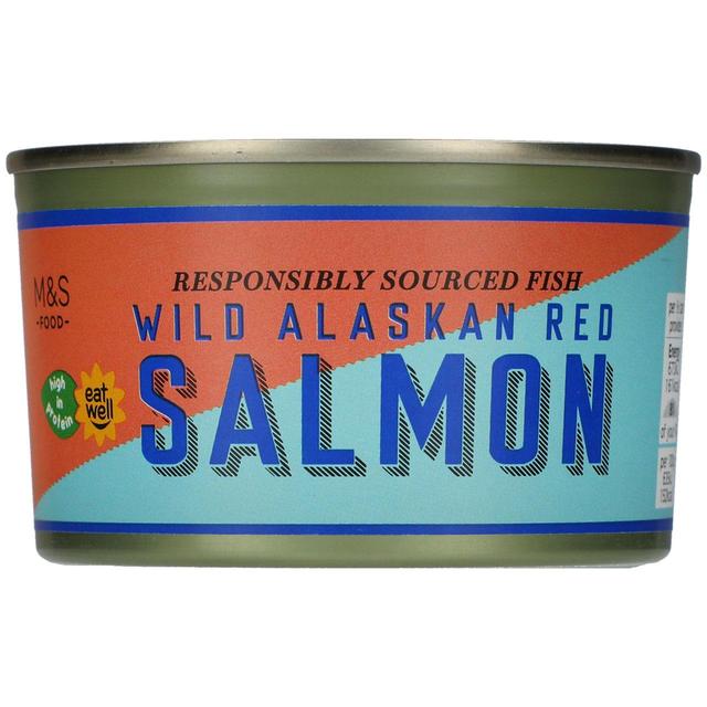 M&S Wild Alaskan Red Salmon 213g Botiga