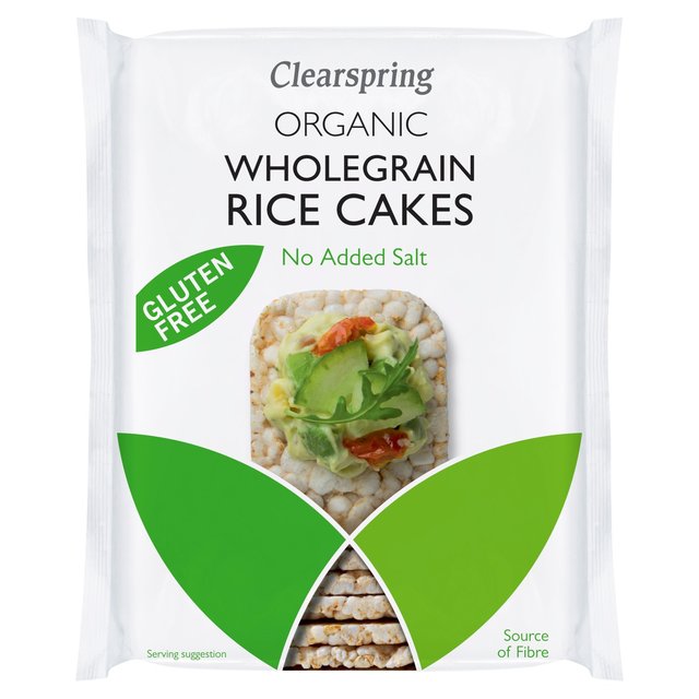 Clearspring Organic Rice Cakes with No Added Salt 130g Botiga
