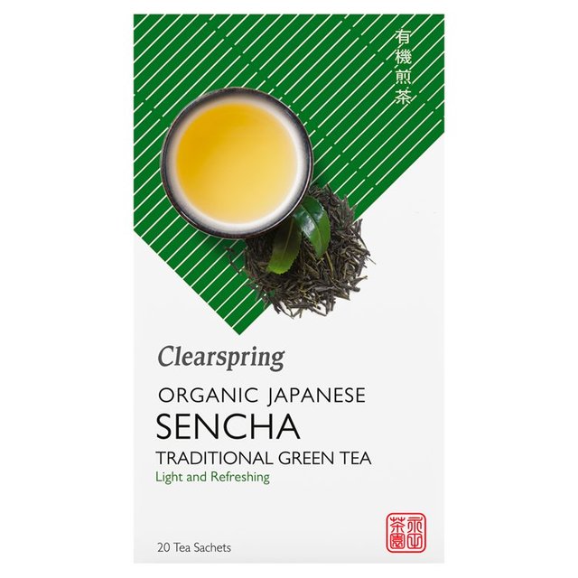 Clearspring Organic Japanese Sencha Green Teabags 20 per pack Botiga