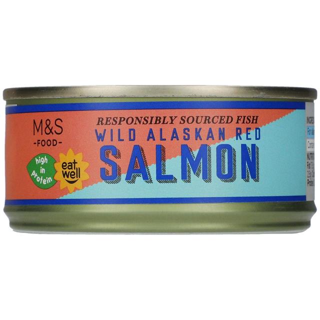 M&S Wild Alaskan Red Salmon 105g Botiga