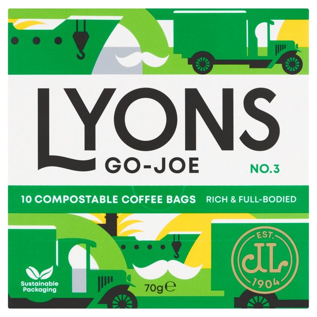 Lyons Go-Joe Coffee Bags 10 per pack Botiga