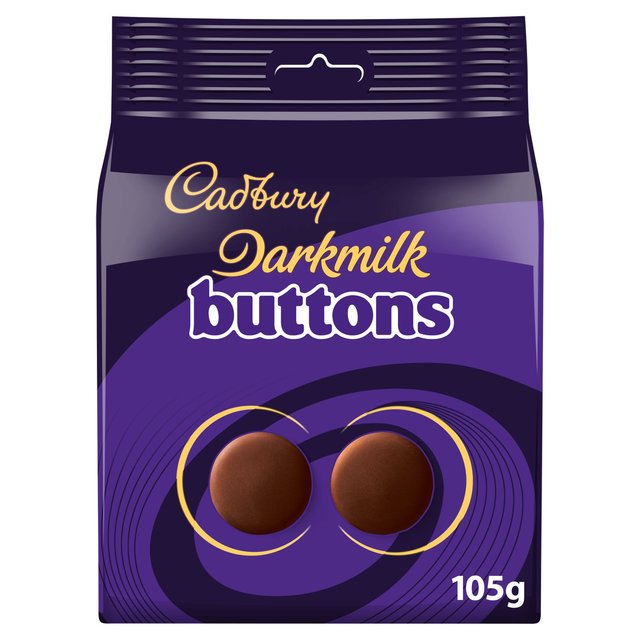 Cadbury Darkmilk Giant Buttons Chocolate Bag 105g Botiga