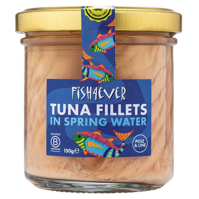 Fish 4 Ever Azores Tuna Fillets in Spring Water 150g Botiga