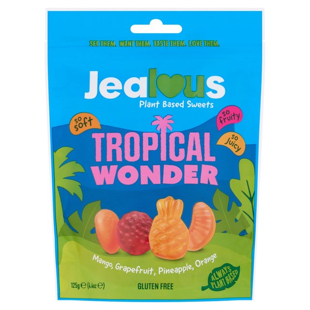 Jealous Sweets Tropical Wonder Plant-based Gummy Sweets 125g Botiga