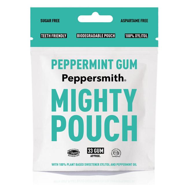 Peppersmith 100% Xylitol Mighty Box Peppermint Gum 50g Botiga
