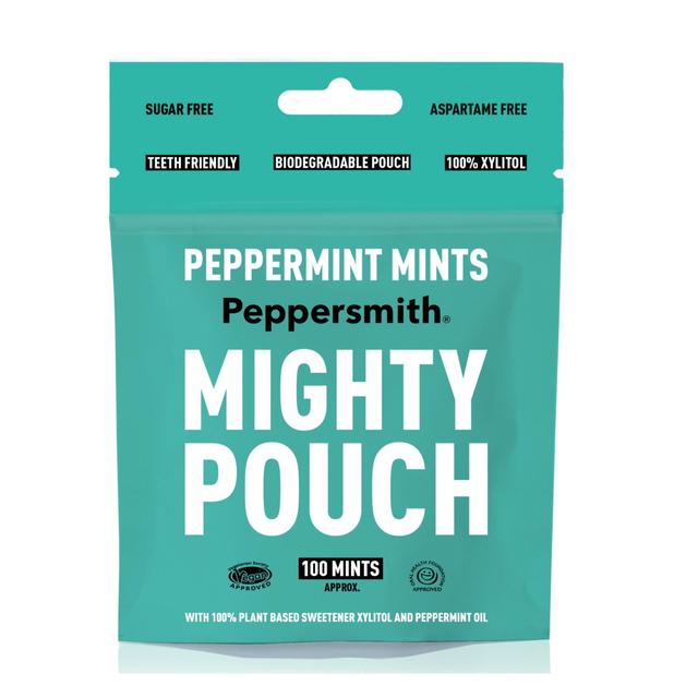 Peppersmith 100% Xylitol Mighty Box Peppermint Mints 60g Botiga