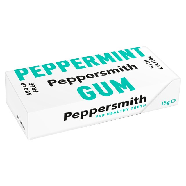 Peppersmith 100% Xylitol Peppermint Gum 15g Botiga
