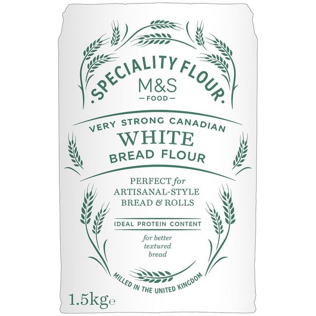 M&S Canadian Very Strong White Bread Flour 1.5kg Botiga