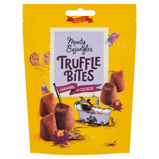 Monty Bojangles Truffle Bites Pouch Caramel & Cookie 100g Botiga