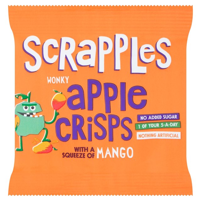 Scrapples Apple & Mango Fruit Crisps 12g Botiga
