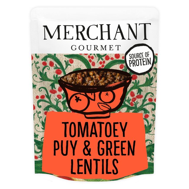 Merchant Gourmet Tomatoey French Puy & Green Lentils 250g Botiga