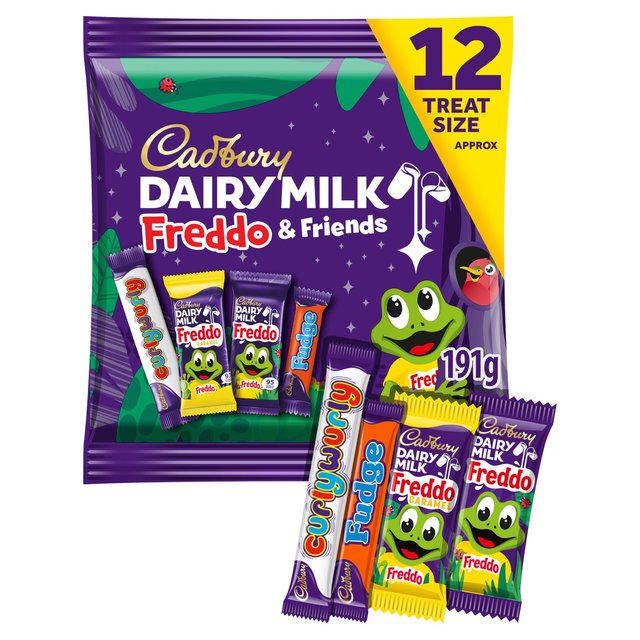 Cadbury Dairy Milk Freddo & Friends Chocolate Pouch 191g Botiga