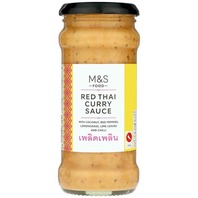 M&S Red Thai Curry Sauce 270g Botiga