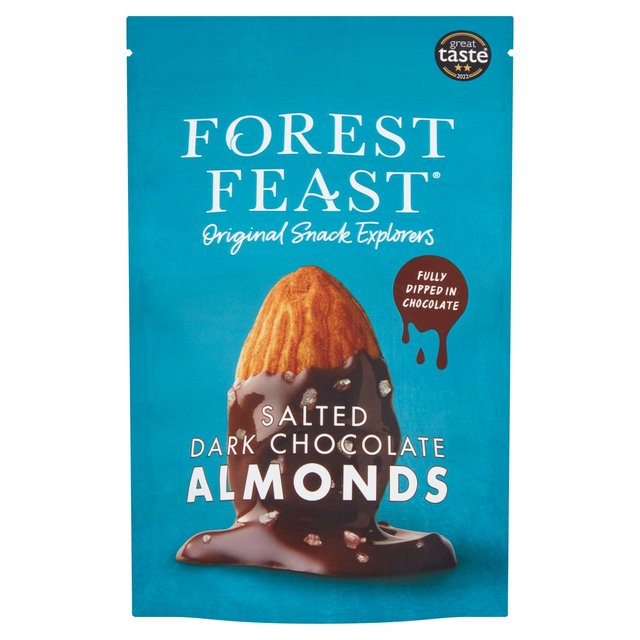 Forest Feast Salted Dark Chocolate Almonds 120g Botiga