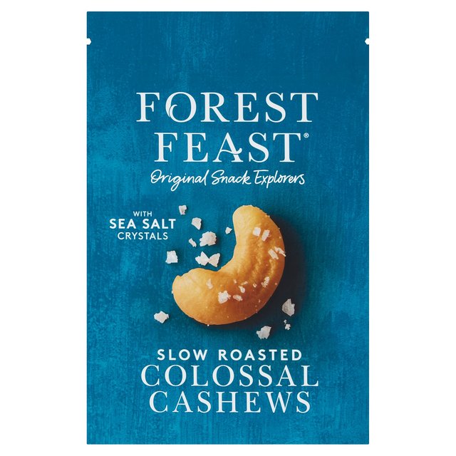 Forest Feast Slow Roast Sea Salt Colossal Cashews 120g Botiga