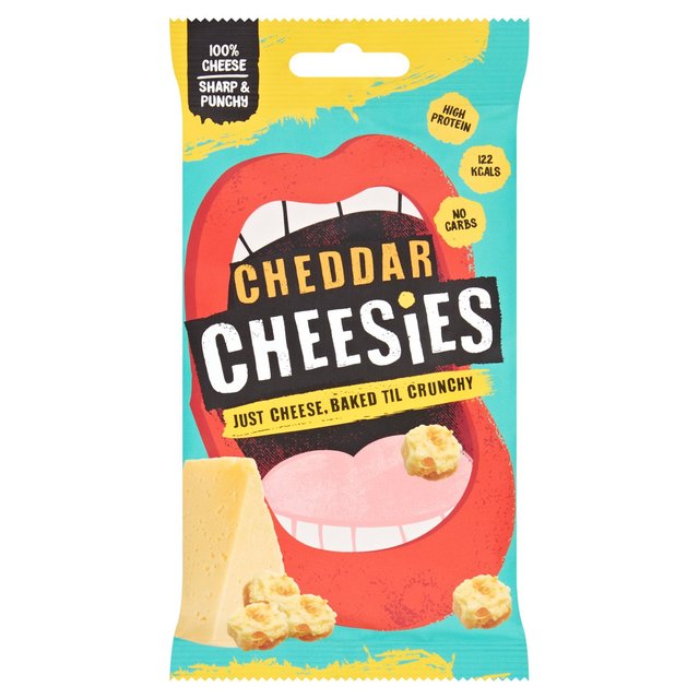 Cheesies Cheddar Crunchy Popped Cheese 20g Botiga