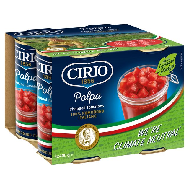 Cirio Italian Chopped Tomatoes 4 x 400g Botiga