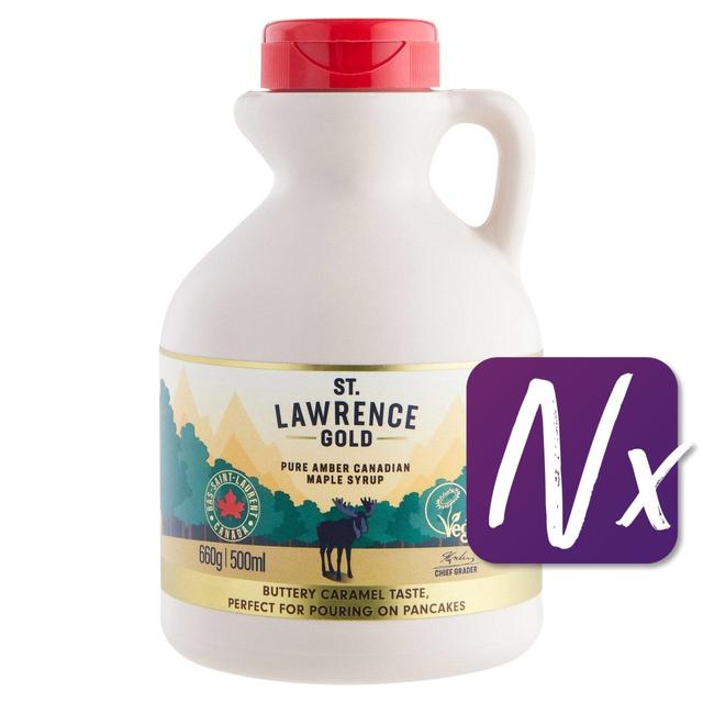 St Lawrence Gold Pure Maple Syrup Amber 500ml Botiga