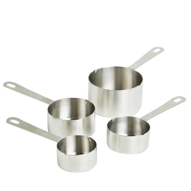 M&S Stainless Steel Measuring Cups Silver N/A Botiga