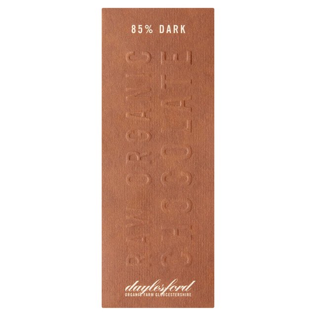 Daylesford Organic Raw Chocolate Bar - Dark 85% 50g Botiga