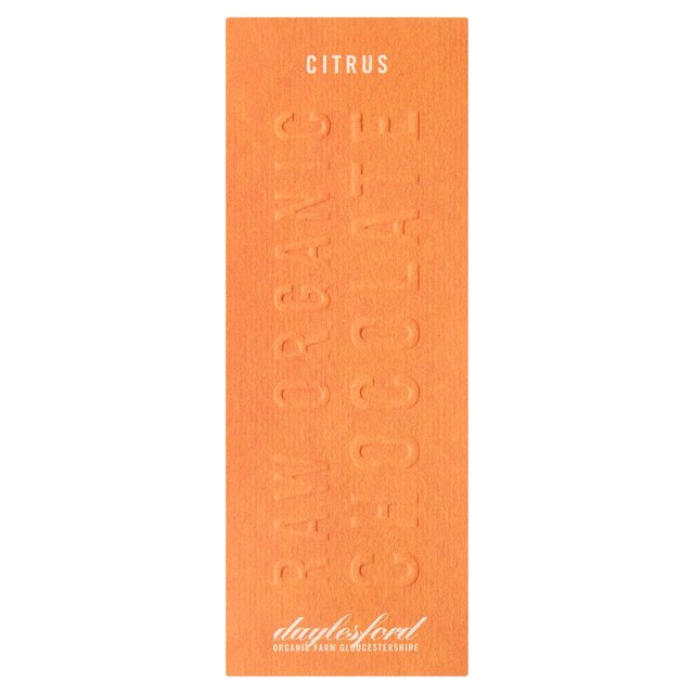 Daylesford Organic Raw Chocolate Bar - Orange & Tangerine 50g Botiga