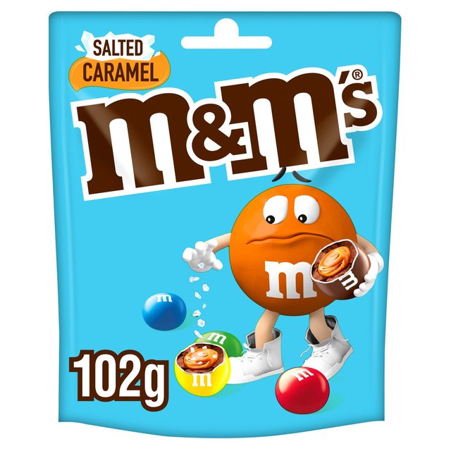 M&M's Salted Caramel Chocolate Pouch Bag 102g Botiga