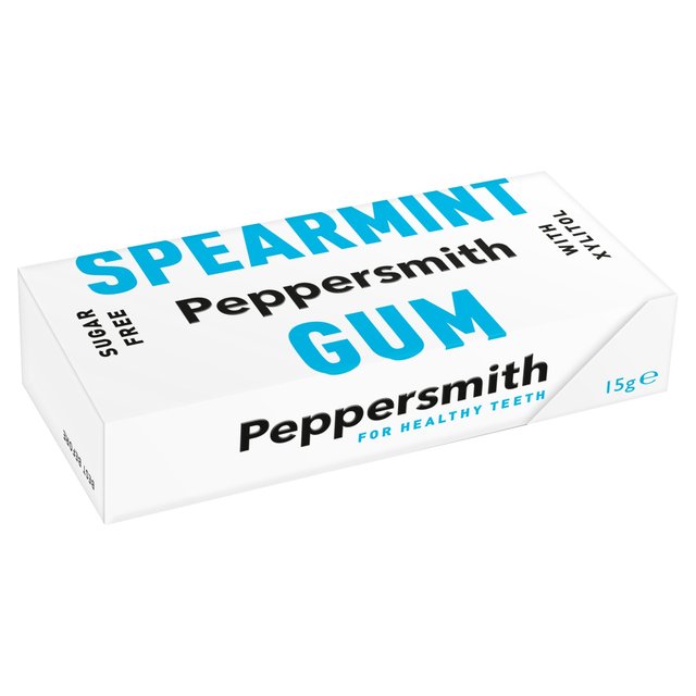 Peppersmith 100% Xylitol Spearmint Gum 15g Botiga