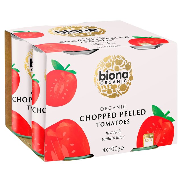 Biona Organic Chopped Tomatoes 4 x 400g Botiga