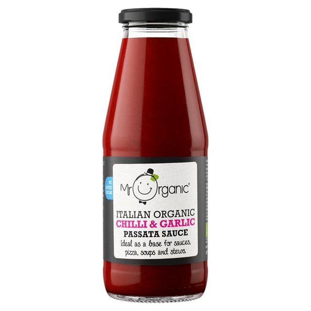 Mr Organic Chilli & Garlic Passata Sauce 400g Botiga