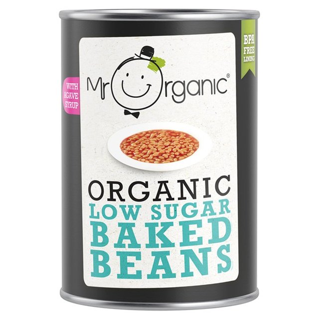 Mr Organic Low Sugar Baked Beans 400g Botiga