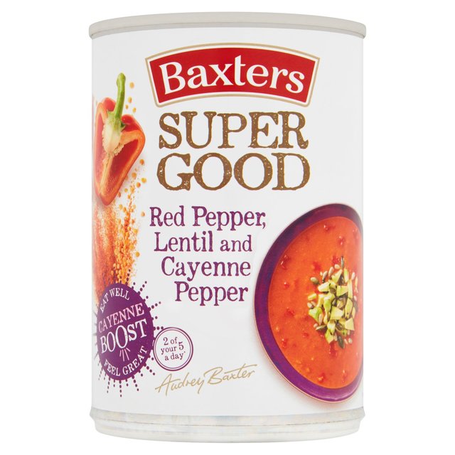 Baxters Super Good Red Pepper, Lentil & Cayenne Pepper Soup 400g Botiga