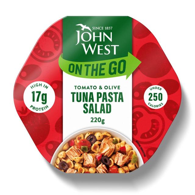John West On The Go Tomato & Olive Tuna Pasta Salad 220g Botiga