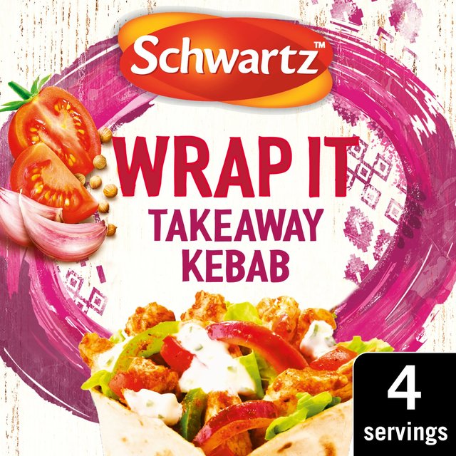 Schwartz Wrap It Takeaway Kebab Recipe Mix 30g Botiga