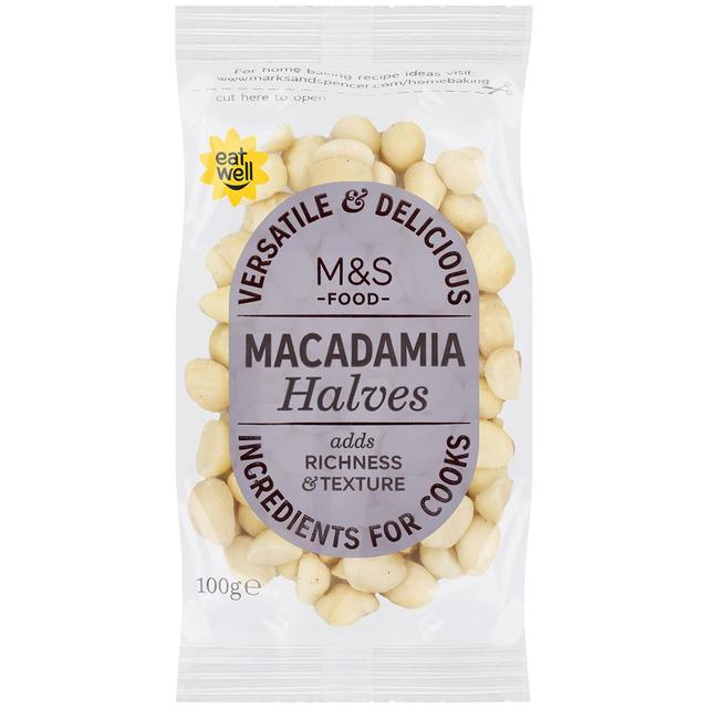 M&S Macadamia Halves 100g Botiga
