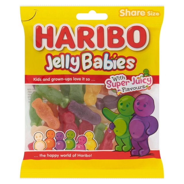 Haribo Jelly Babies Sweets Sharing Bag 160g Botiga