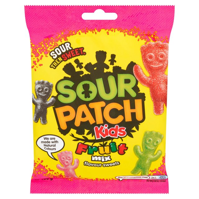 Sour Patch Kids Fruit Mix Sweets Bag 130g Botiga