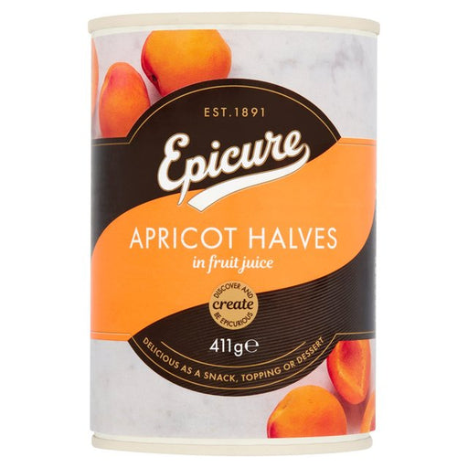 Epicure Apricot Halves in Fruit Juice 411g Botiga