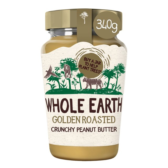 Whole Earth Crunchy Golden Roasted Peanut Butter 340g Botiga