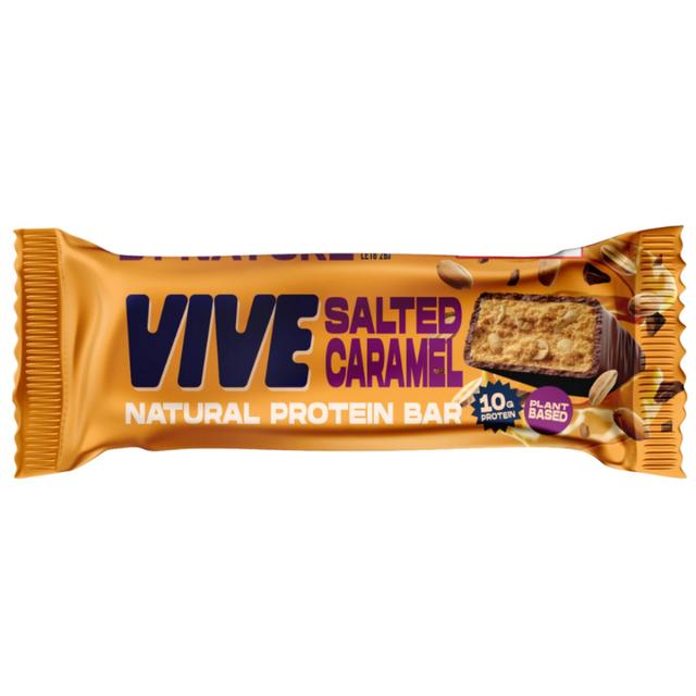 Vive Vegan Chocolate Protein Bars- Salted Caramel 49g Botiga